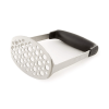 Soltam - SS Wide potato masher / Black Silicone Handle