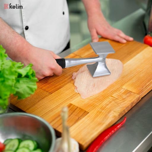 Kelim M H Kelim - Stainless Steel Chicken - Steak Tenderizer / Ergonomic Handle