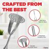 Kelim Potato Masher 4 The Ultimate Potato Masher - Stainless Steel - Sturdy - Long Lasting