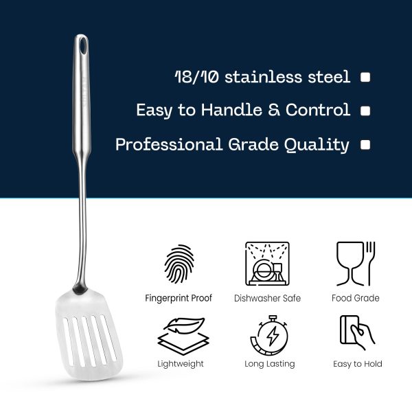 Set (3) Soltam Stainless Steel Slotted Turner