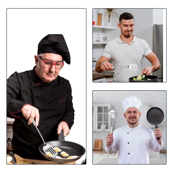 Set (4) Soltam Stainless Steel Slotted Turner