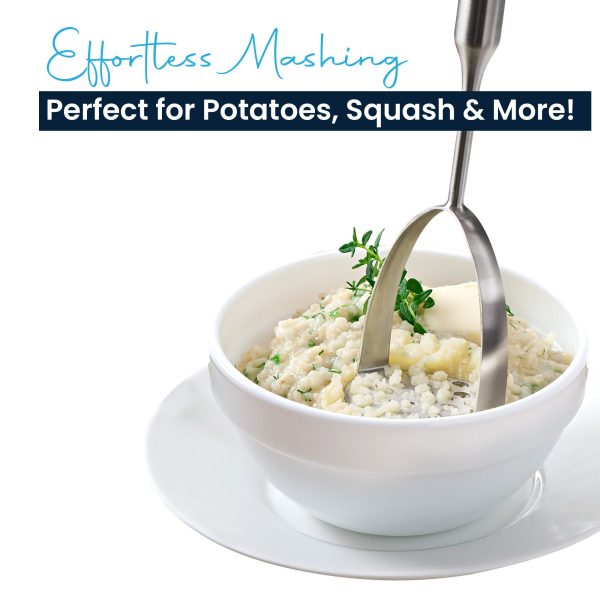 Utensil002 (3) The Ultimate Potato Masher - Stainless Steel - Sturdy - Long Lasting