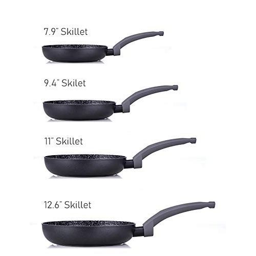 Soltam Grey Handle, Induction Safe, Non stick frying pan