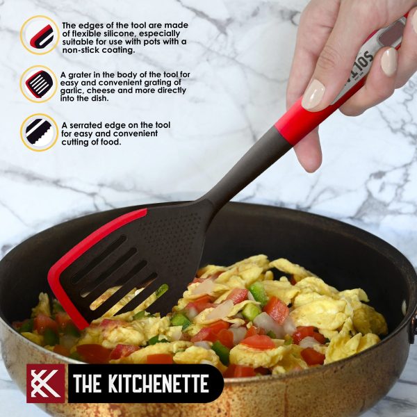 Silicone Slotted Turner: Flip and Serve with Ease