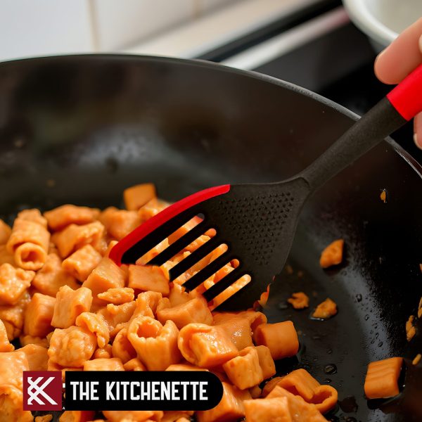 Silicone Slotted Turner: Flip and Serve with Ease